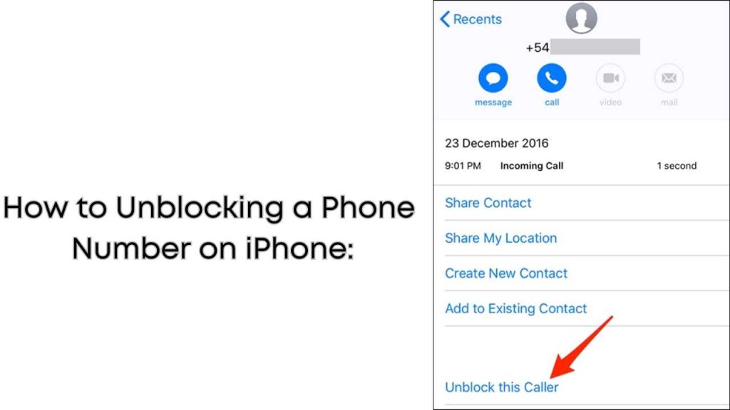 How to Unblocking a Phone Number on iPhone